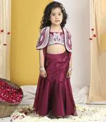 Moti hand work on cape n blouse with fish cut lehanga