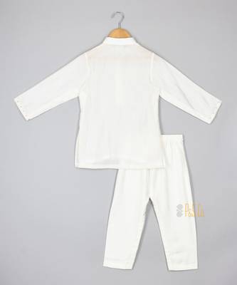 Off white heart kurta pyjama 2
