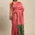 Hot pink jacquard cotton silk blend banarasi bandhani Saree