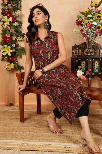 Women Trending Floral Printed Anarkali Kurta