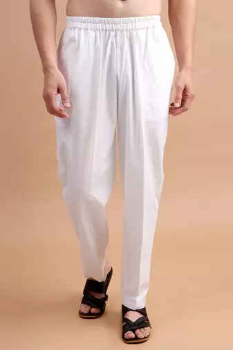 Orange men's kurta set