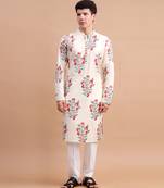 Off-white men's kurta set