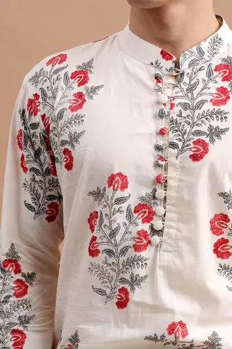 Off-white men's kurta set