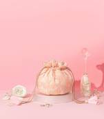 Flora round potli - peach