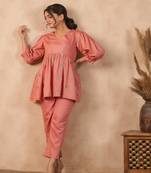 Rose pink coord set