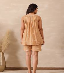 Beige flora co- ord set