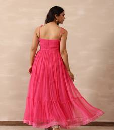 Fuchsia pink roseate dress