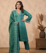Green ombre suit set ( set of
3 )