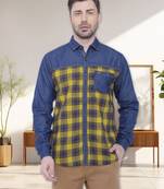 Men's casual denim shirt | cheks shirt for men