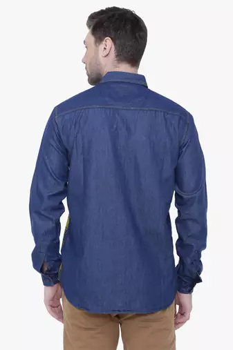 Men's casual denim shirt | cheks shirt for men