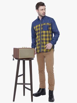 Men's casual denim shirt | cheks shirt for men 3