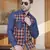 Kuons avenue men's casual denim shirt | cheks shirt for men