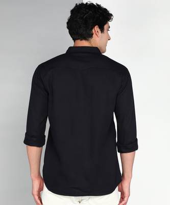 Men's cotton twill casual shirt | double pocket shirt 2