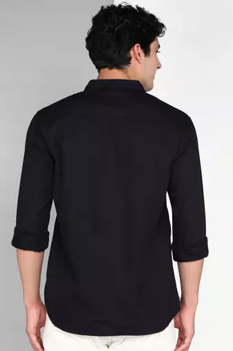 Men's cotton twill casual shirt | double pocket shirt