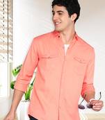 Men's cotton twill casual shirt | double pocket shirt