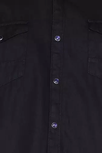 Men's cotton twill casual shirt | double pocket shirt