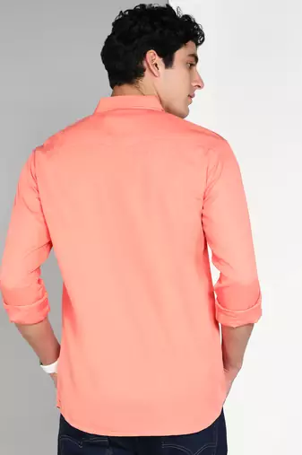 Men's cotton twill casual shirt | double pocket shirt