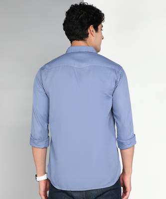 Men's cotton twill casual shirt | double pocket shirt 2