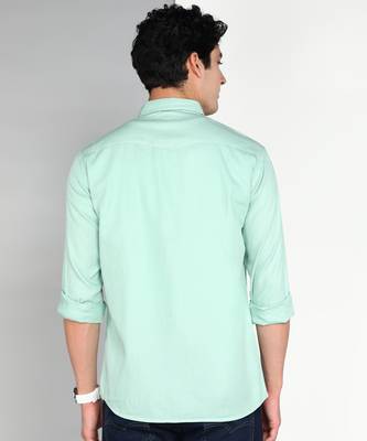 Men's cotton twill casual shirt | double pocket shirt 2