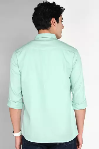 Men's cotton twill casual shirt | double pocket shirt