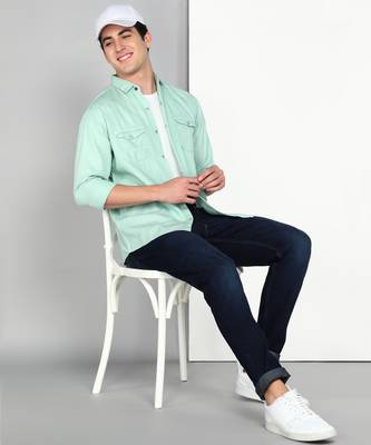 Men's cotton twill casual shirt | double pocket shirt 3