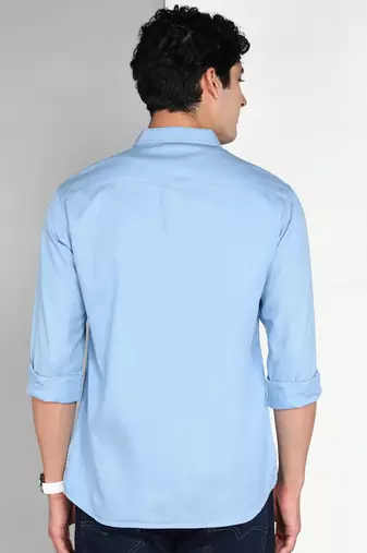 Men's cotton twill casual shirt | double pocket shirt