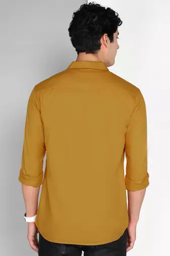 Men's cotton twill casual shirt | double pocket shirt