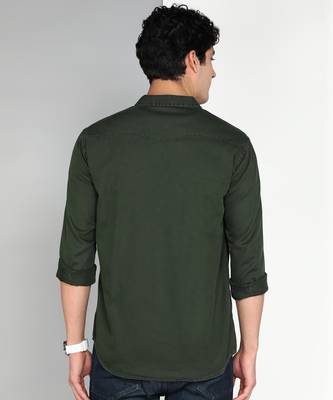 Men's cotton twill casual shirt | double pocket shirt 2