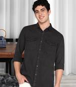 Men's cotton twill casual shirt | double pocket shirt