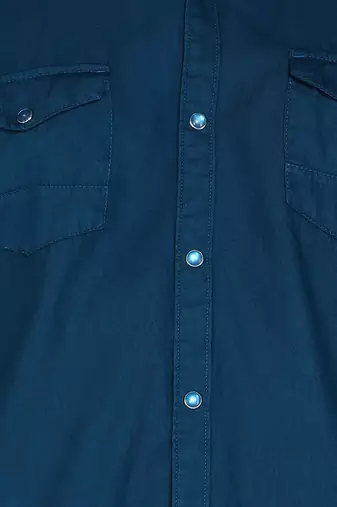 Men's cotton twill casual shirt | double pocket shirt