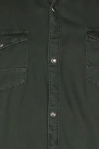 Men's cotton twill casual shirt | double pocket shirt