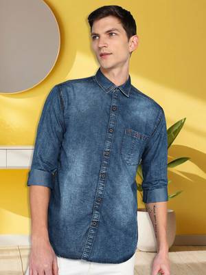 Kuons avenue men's denim casual shirt | denim shirt for men 1