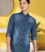 Kuons avenue men's denim casual shirt | denim shirt for men