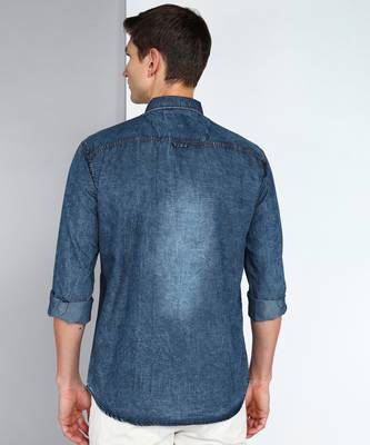 Kuons avenue men's denim casual shirt | denim shirt for men 2