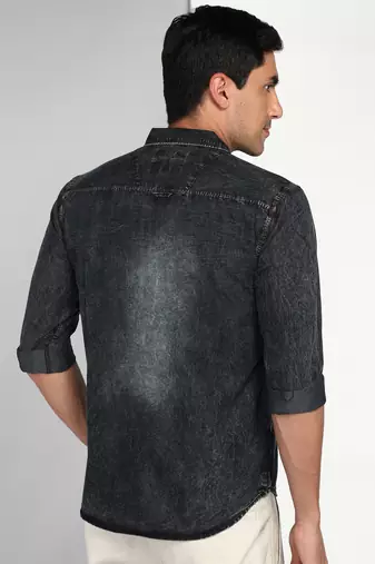 Kuons avenue men's denim casual shirt | denim shirt for men
