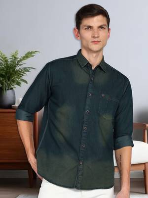 Kuons avenue men's denim casual shirt | denim shirt for men 1