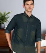 Kuons avenue men's denim casual shirt | denim shirt for men