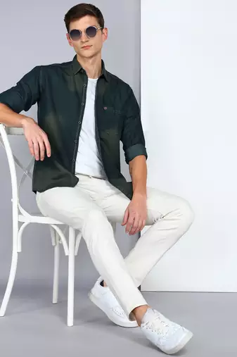 Kuons avenue men's denim casual shirt | denim shirt for men