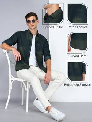 Kuons avenue men's denim casual shirt | denim shirt for men 5