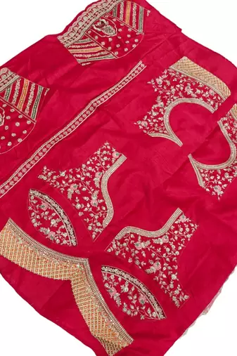 multi-color bridal lehenga choli with dupatta 