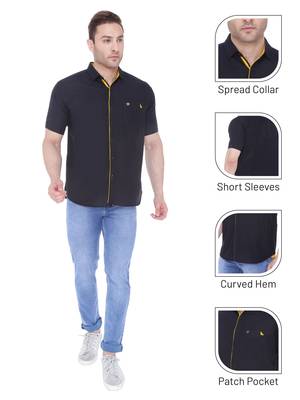 Men's linen cotton casual shirt  | half sleeves shirt for men 5
