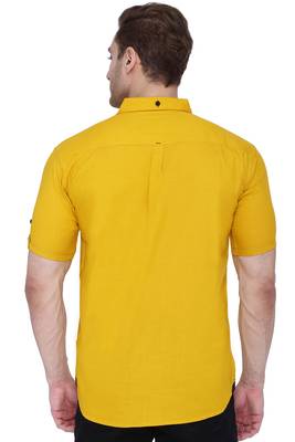 Men's linen cotton casual shirt  | half sleeves shirt for men 2