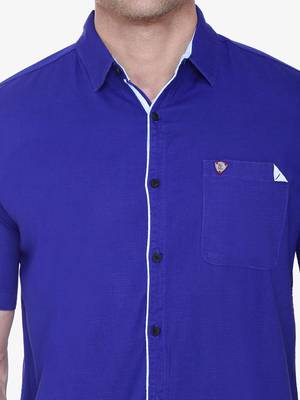 Men's linen cotton casual shirt  | half sleeves shirt for men 4