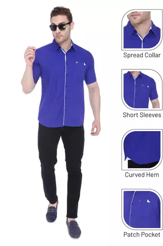 Men's linen cotton casual shirt  | half sleeves shirt for men
