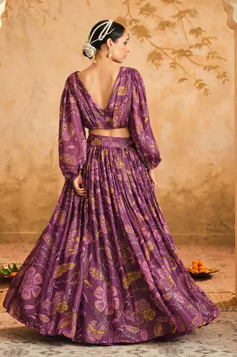 Doree Megneta Chintz Printed Lehenga Set of 3