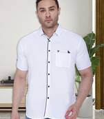 Men's linen cotton casual shirt | half sleeves shirt for men