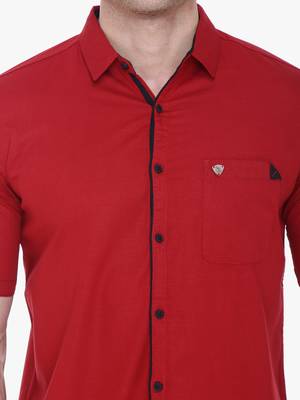 Men's linen cotton casual shirt  | half sleeves shirt for men 4