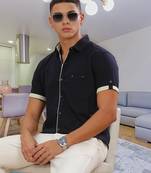 Men's linen cotton casual shirt | half sleeves shirt for men