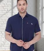 Men's linen cotton casual shirt | half sleeves shirt for men