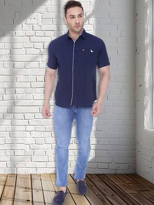 Men's linen cotton casual shirt  | half sleeves shirt for men 3